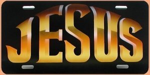 Airbrushschild Jesus Christus + Wunschte