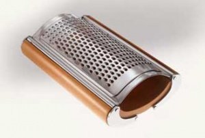 ALESSI Käsereibe aus Birnbaumholz, Enric