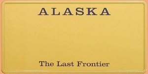 Alaska Autoschild mit individuellem Wuns