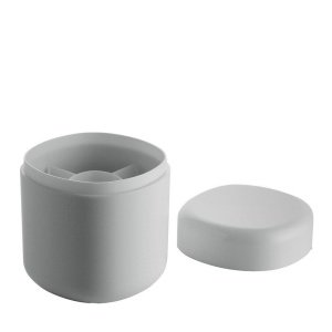 Alessi BIRILLO Wattestäbchenbehälter wei