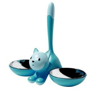 Alessi Katzennapf TIGRITO blau