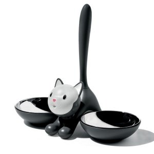 Alessi Katzennapf TIGRITO schwarz