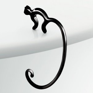 Alessi Taschenhaken MINOU schwarz