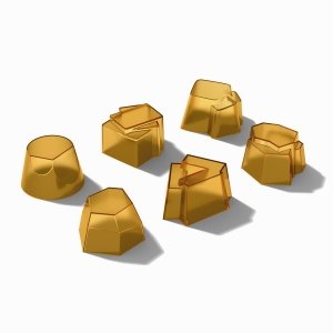 Alessi Timbaleformen mango Silikon - 6er