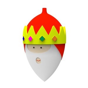 Alessi Weihnachtsbaumkugel GASPARE