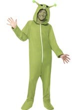 Alien Kinderkostüm Ausserirdischer grün