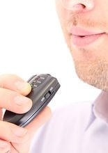 Alkoholtester Schlüsselanhänger schwarz