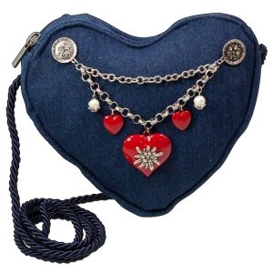 Alpenflüstern Trachtentasche Jeans Edelw