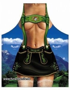 Bayerin in Lederhose