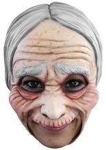 Alte Frau Kinnlose Maske