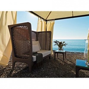 Altea Gartenbank mit hoher Rückenlehne