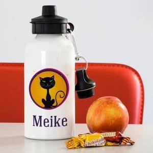 Aluminium-Trinkflasche mit Katze und Nam