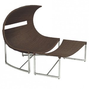 Alveo 6560 Gartenstuhl mit Fußbank