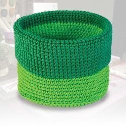 allround Korb grün/ dunkelgrün