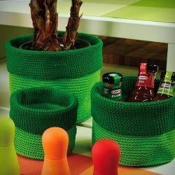 allround Korb grün/ dunkelgrün