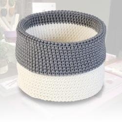 allround Korb weiß/ grau