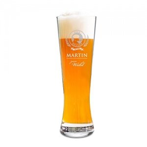 AMAVEL Weizenbierglas mit Gravur