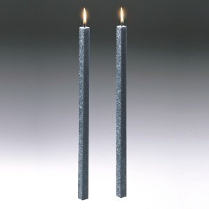 Amabiente Kerze CLASSIC stein 40cm - 2er