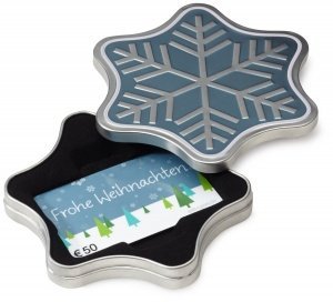 Amazon.de Box mit Geschenkkarte (Schneef