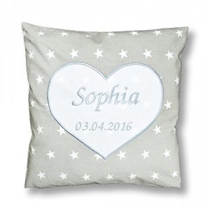 Amilian Kissen mit Namen Datum