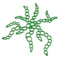 Amöbe Raumteiler grün 1103-543_1 von Koz