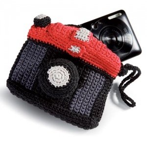 ANNIE gehäkelte Kameratasche