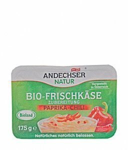 Andechser Frischkäse Paprika Chili Bio (
