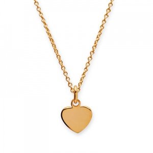 Anhänger Herz vergoldet- 8767