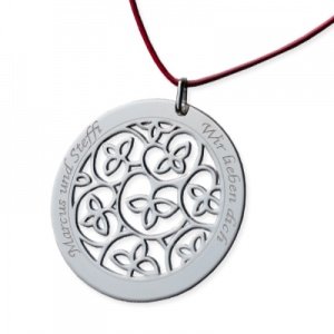 Anhänger Kreis mit Gravur - 8710