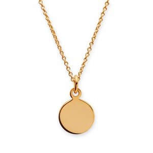 Anhänger Kreis vergoldet- 8771