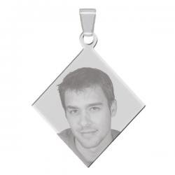 Anhänger (Raute - silber)