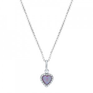 Anhänger Silber Herz mit Gravur  - 9241