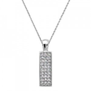 Anhänger Zirkonia mit Gravur  - 8941