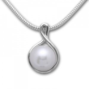 Anhänger mit weißen Perle - 245