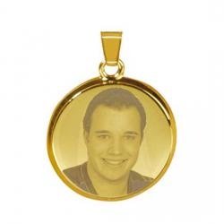 Anhänger (rund - gold)