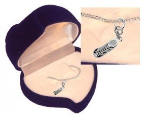 Anhänger silberner Fussballschuh