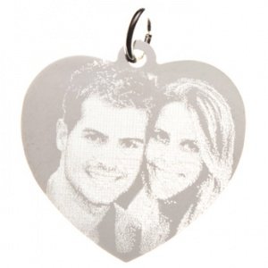 Anhängers - Herz Silber