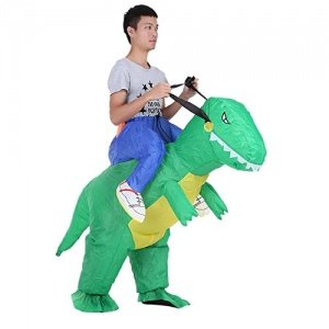 Anself Aufblasbares Kostüm Carry-me Huckepack Dinosaurier Cosplay für Fasching Erwachsene / Kinder