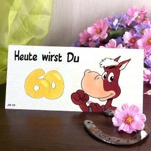 Anstatt Karte: der MAXI-Brief zum 60. Ge