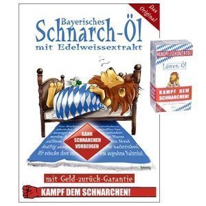(Anti-) Schnarch-Öl *Endlich schlaf