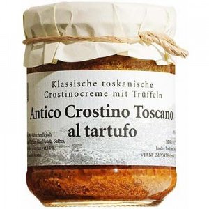 Antico Crostino Toscano mit Trüffeln Hüh