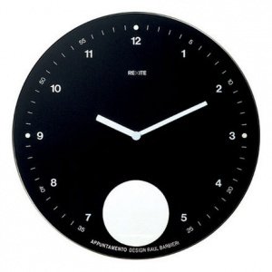 Appuntamento Wand-Pendeluhr schwarz