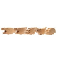 AREAWARE - Croc Pile Holzkrokodile, 5er 