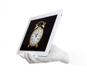 AREAWARE Hand Hook Dock iPad - Universal white by Harry Allen / Hand-Wandhaken weiß
