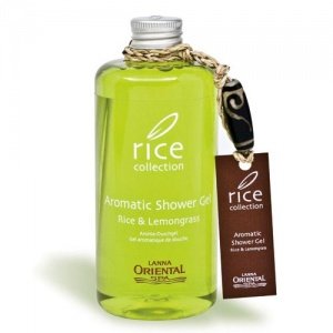 * AROMATIC SHOWER GEL Rice & Lemongras -
