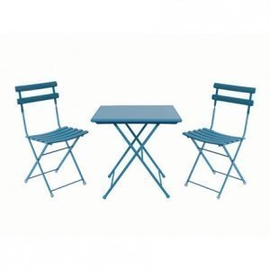 Arc En Ciel Set aus 2 Gartenstühlen und 