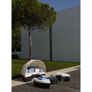 Arena Gartenbank mit Rückenlehne und Dac