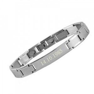 Armband Edelstahl mit Gravur - 8419