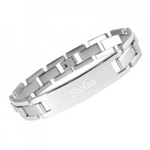 Armband Edelstahl mit Gravur - 8424