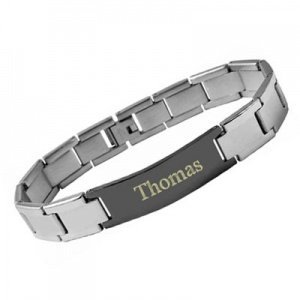 Armband Edelstahl mit Gravur - 8427